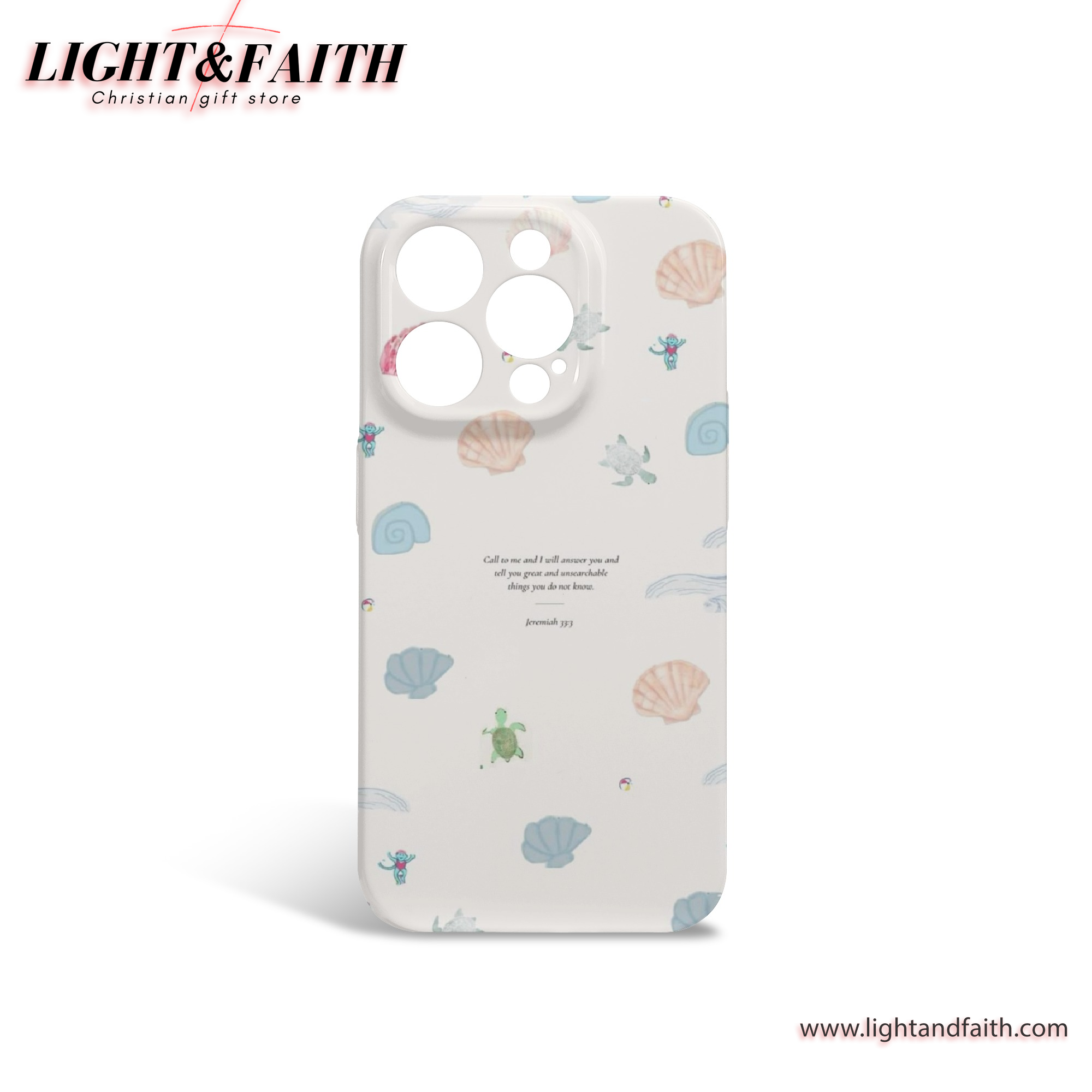 Jeremiah 33:3 Phone Case, Christian Phone Case, Bible Verse Phone Case, Religious Gift, PCLAF33